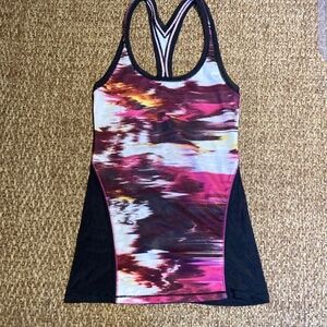 Lululemon Cool Racerback *Shine On Pigment Wind Berry Rumble Multi size XS